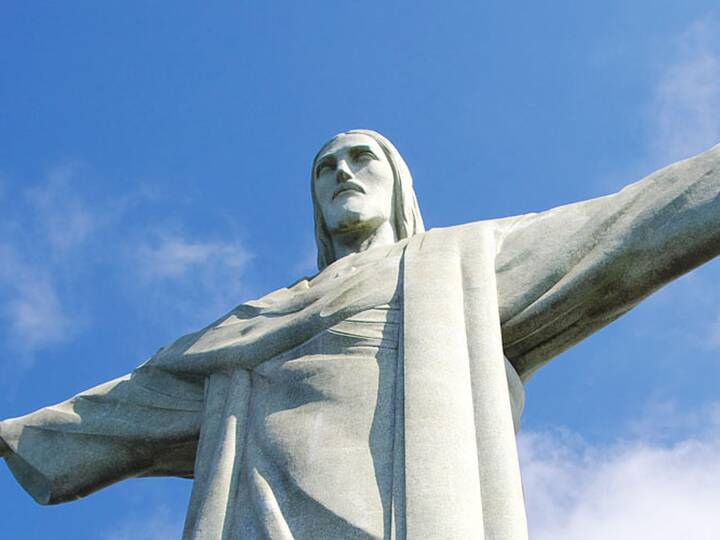 Cristo Redentor Die Christusstatue In Rio De Janeiro Brasilien